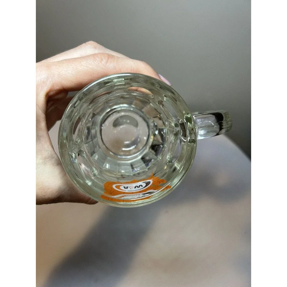 Vintage A&W Root Beer Glass Mug Dimpled 4 1/2 Tall